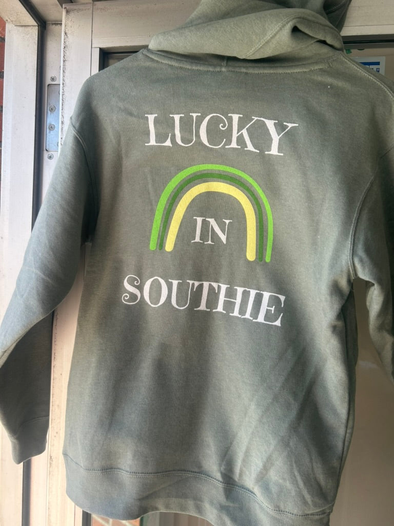 Kids soft Lucky in Southie sweatshirt